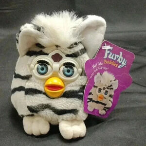 1999 Furby Buddy 'Sleep Done' Tiger Stripe by Tiger Electronics